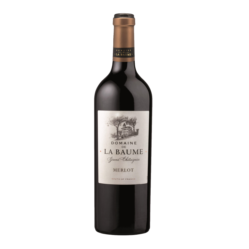 "Grand Châtaignier" - Merlot 2023 - Pays d'Oc Rouge - Domaine de la Baume